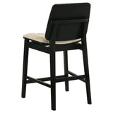 Decker 7-Piece 70-Inch Counter Height Dining Set Cream Black