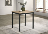 Garza Space Saving Rectangular Dining Table in Greige Oak