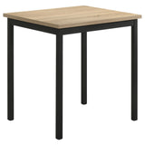 Garza Space Saving Rectangular Dining Table in Greige Oak