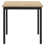 Garza Space Saving Rectangular Dining Table in Greige Oak