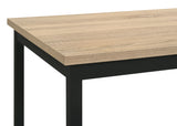 Garza Space Saving Rectangular Dining Table in Greige Oak