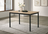 Garza Rectangular 48-Inch Dining Table in Greige Oak