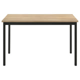 Garza Rectangular 48-Inch Dining Table, Greige Oak