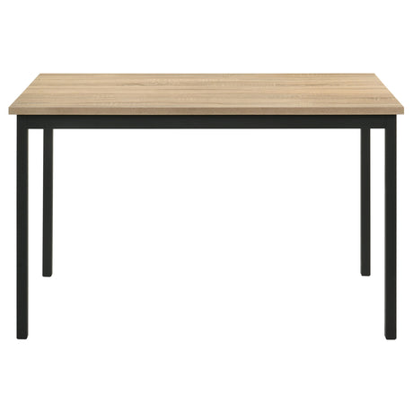 Garza Rectangular 48-Inch Dining Table, Greige Oak