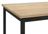 Garza Rectangular 48-Inch Dining Table in Greige Oak