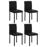 Garza Upholstered Dining Side Chair Black - Set of 4