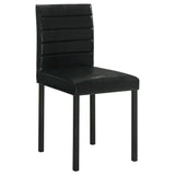 Garza Upholstered Dining Side Chair Black - Set of 4