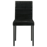 Garza Upholstered Dining Side Chair Black - Set of 4