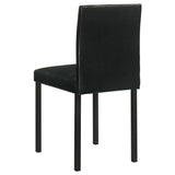 Garza Upholstered Dining Side Chair Black - Set of 4