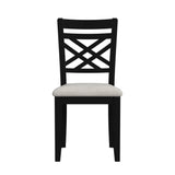 Brooks - 6 Piece Dining Set With Table, 4 Wood Back And Upholstered Seat Chairs, And Bench