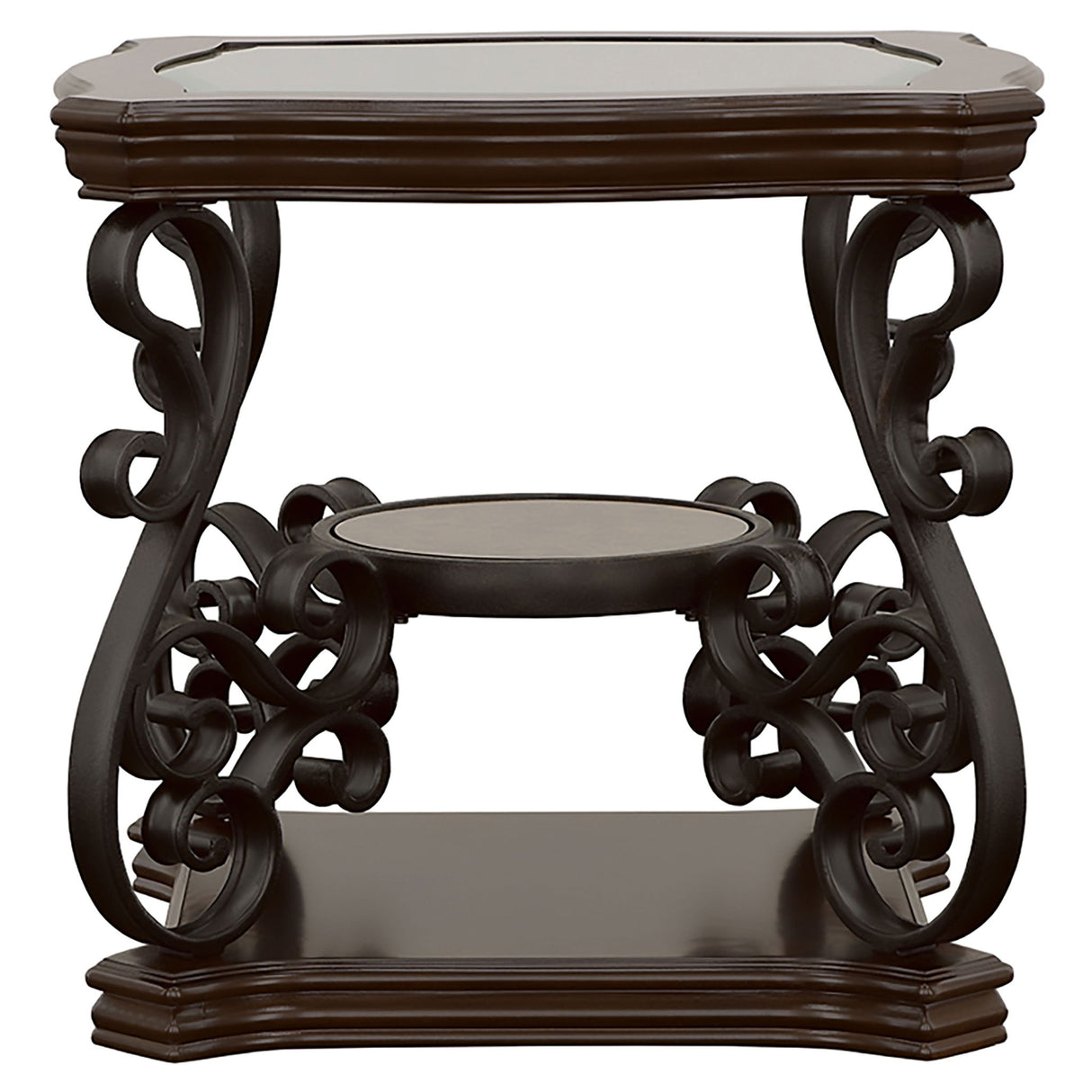 Arrize - Coffee And End Table Set With Scroll Legs
