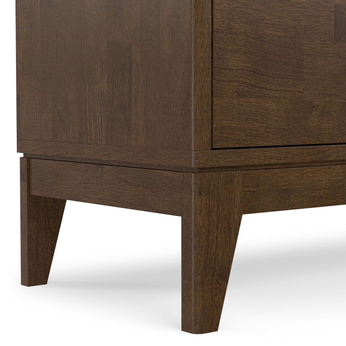Harper - Low TV Media Stand - Walnut Brown