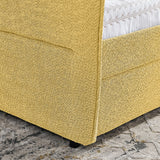 Upholstered Daybed & 2 Drawers
