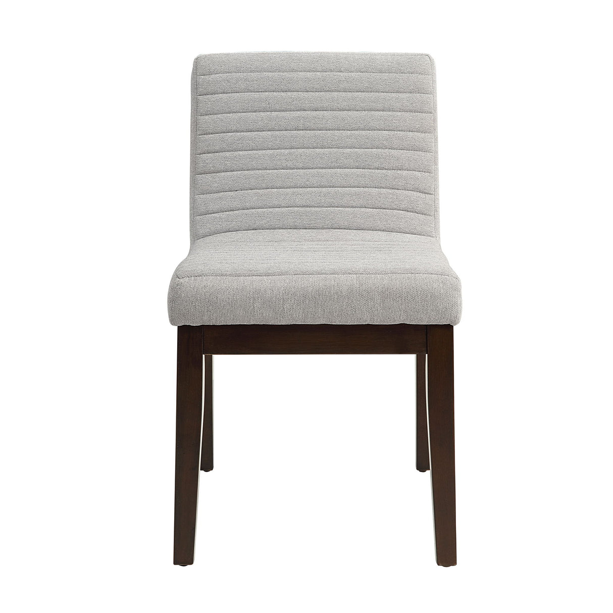 Edwyn - Linen Side Chair (Set of 2) - Gray - Chair Sets - Alpine Outlets