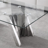 Table With Twisted Fan Shaped Legs