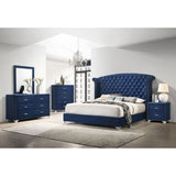 5 Drawer Bedroom Chest With Crystal Pulls