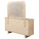 Kimpton - 9 Drawer Dresser With Mirror - Beige
