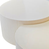 Wave Stripe Nesting Coffee Table (Set of 2)