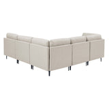 Upholstered Modular Sectional & Tall Legs