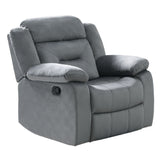 Contemporary Living Room Set With Pillow Arms And Headrest Support