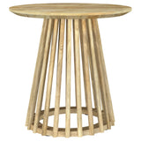 Diana - 2 Piece Round Coffee And End Table Set - Natural