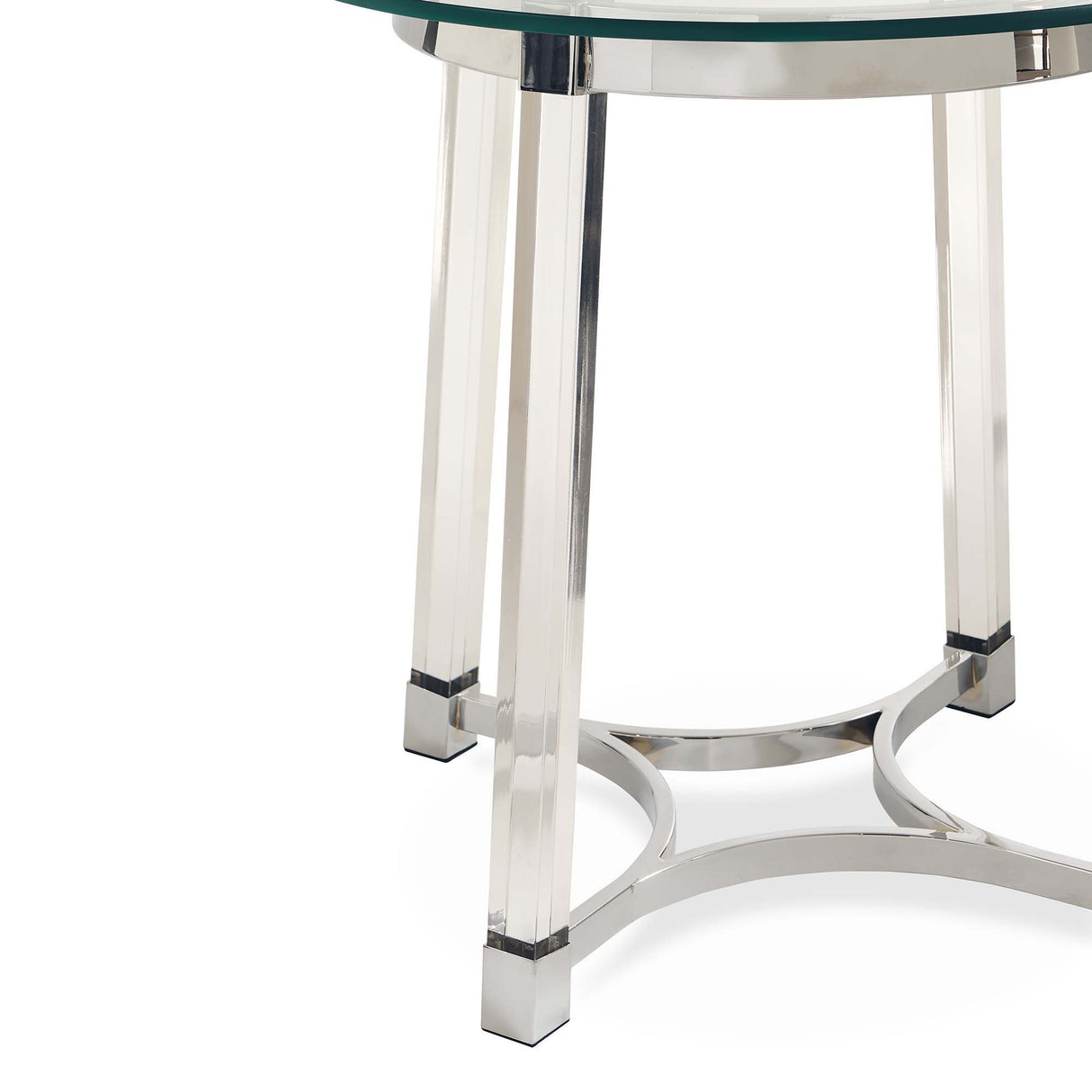Lucinda - 24.5" End Table - Chrome