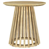 Diana - 2 Piece Round Coffee And End Table Set - Natural