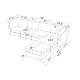 Modern Reversible Modular Sectional