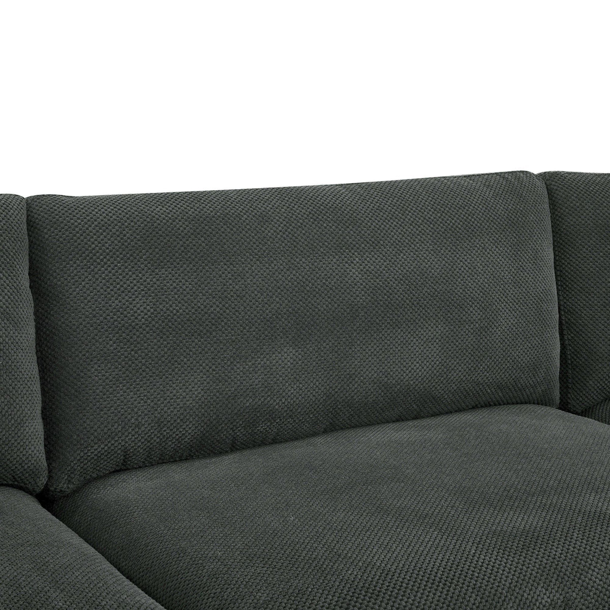 Modular Sectional & Toss Pillows - Dark Gray