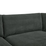 Modular Sectional & Toss Pillows - Dark Gray