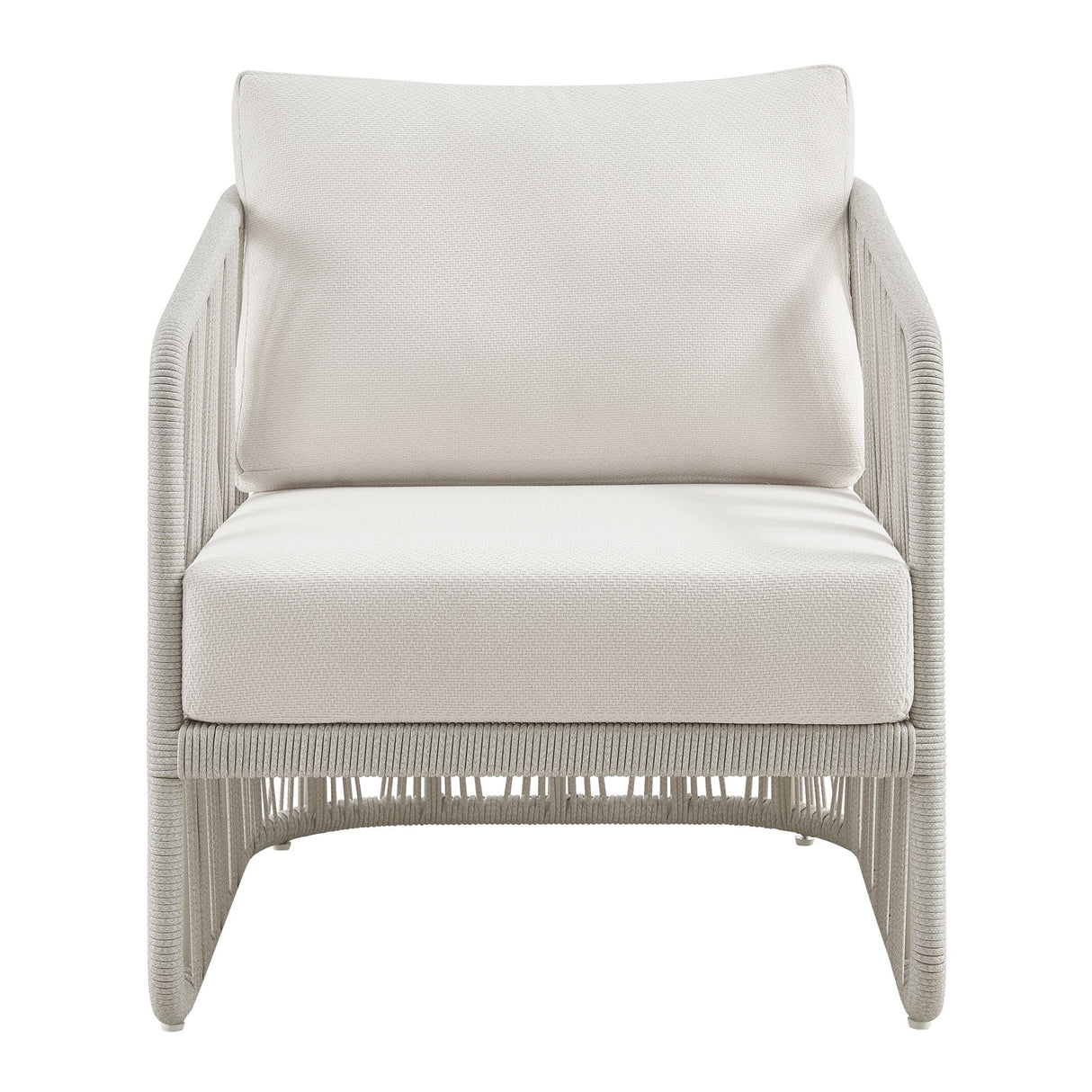 Breeze - Powder Coated Metal Outdoor Conversation Set With Cushions