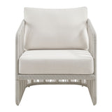 Breeze - Powder Coated Metal Outdoor Conversation Set With Cushions