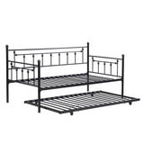Twin Daybed With Trundle - Black