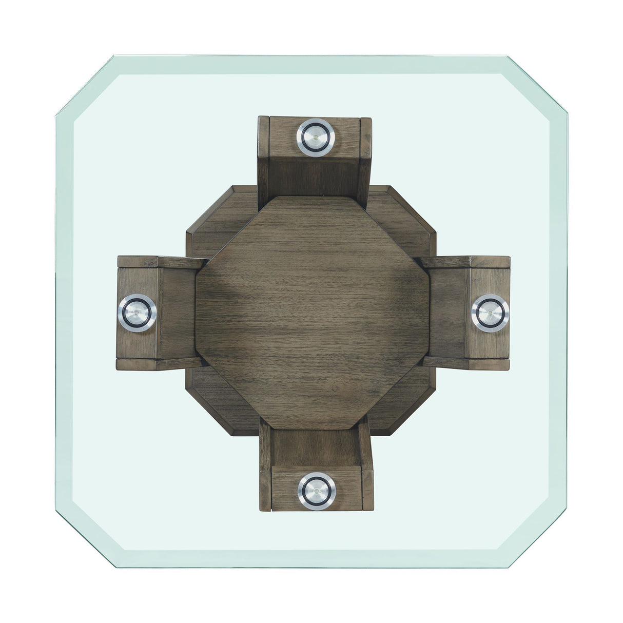 Dapper - Square End Table - Gray