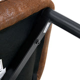 Modern Dining Chairs With Sleek Backrest And Metal Legs