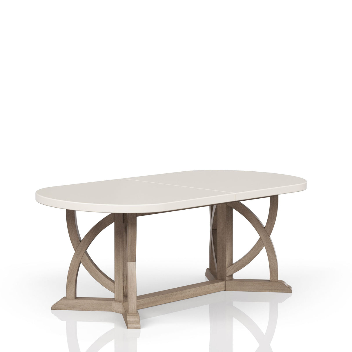 Citrus Heights - Trestle Table - Cement / Sand