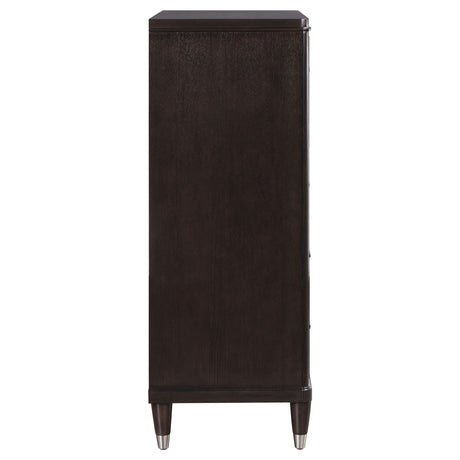 Niguel - 5 Drawer Chest Storage Furniture - Brown