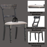 Leventis - Linen Weathered Side Chair (Set of 2) - Light Brown - Chair Sets - Alpine Outlets