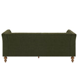 Chesterfield Sofa With Flared Arms For Living Room