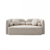 2 Seater Sofa Couch For Living Room - Light Beige