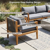 3 Piece Outdoor Sectional Sofa Set