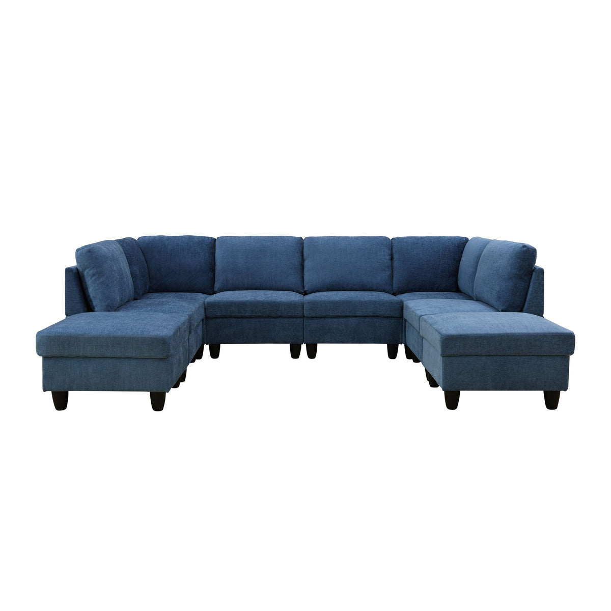 8 Piece Modular U - Shape Sectional Sofa