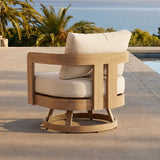 Swivel Chair For Patio - Oak