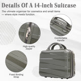 4 Piece Luggage Set, Combination Lock