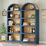 Freestanding Tall Bookshelves (Set of 2)