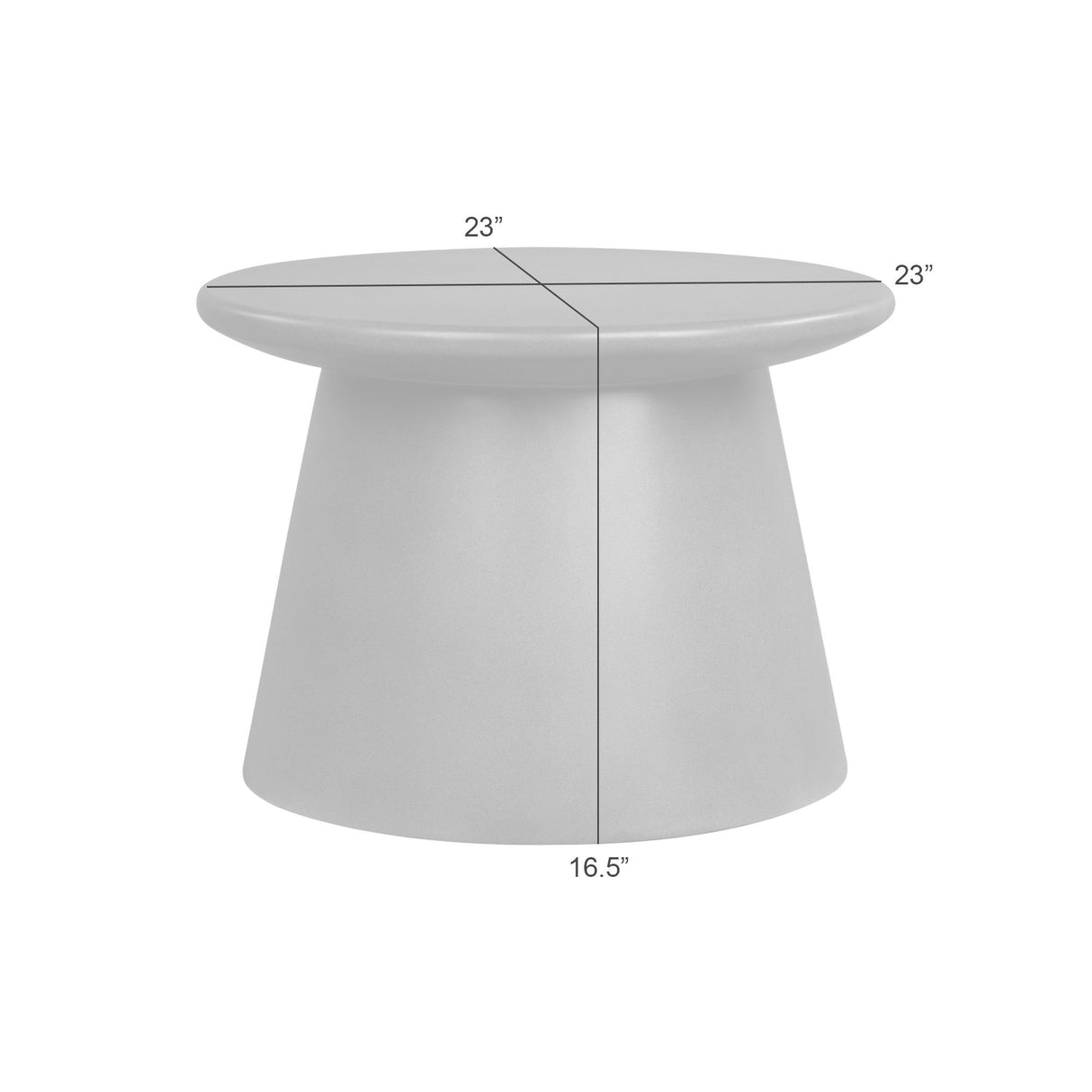 Calcifer - Indoor Outdoor Coffee Table - Charstone Concrete Finish