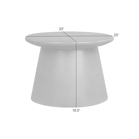 Calcifer - Indoor Outdoor Coffee Table - Charstone Concrete Finish