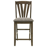 Maxine - 5 Piece Counter Height Dining Set - Brown
