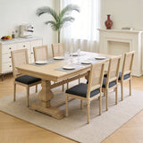 Dining Chairs With Square Back (Set of 2)