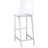 Garbo - 5 Piece Bar Set With Stools - Chrome